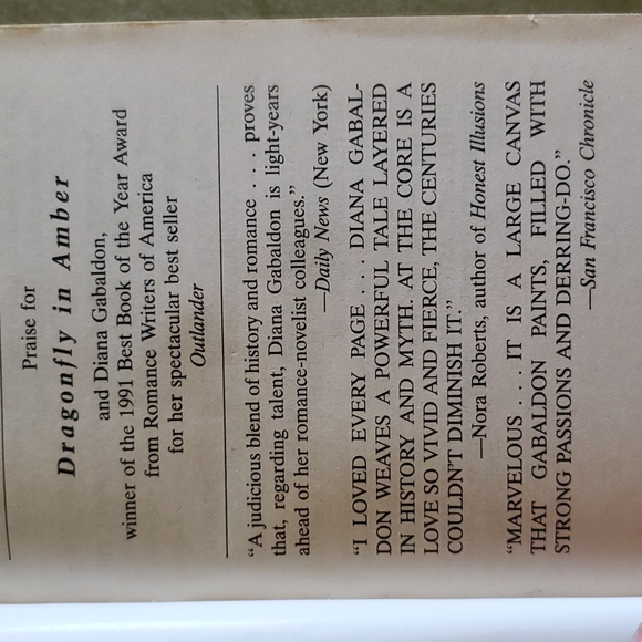 Dragonfly in Amber Paperback - Picture 3 of 4
